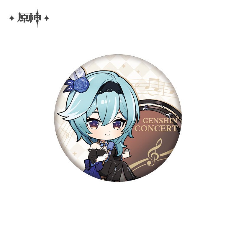 [OFFICIAL] Genshin Concert Series Cute Version Character Badge - Teyvat Tavern - Genshin Impact & Honkai Star Rail & 3Z Merch