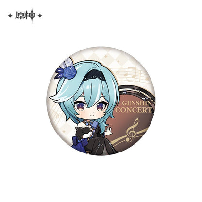 [OFFICIAL] Genshin Concert Series Cute Version Character Badge - Teyvat Tavern - Genshin Impact & Honkai Star Rail & 3Z Merch
