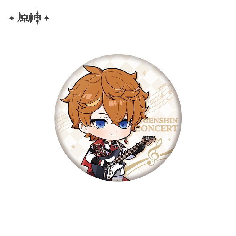 [OFFICIAL] Genshin Concert Series Cute Version Character Badge - Teyvat Tavern - Genshin Impact & Honkai Star Rail & 3Z Merch