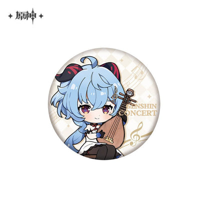 [OFFICIAL] Genshin Concert Series Cute Version Character Badge - Teyvat Tavern - Genshin Impact & Honkai Star Rail & 3Z Merch