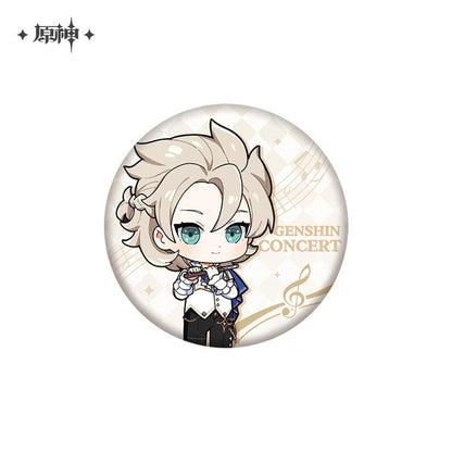 [OFFICIAL] Genshin Concert Series Cute Version Character Badge - Teyvat Tavern - Genshin Impact & Honkai Star Rail & 3Z Merch