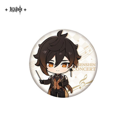 [OFFICIAL] Genshin Concert Series Cute Version Character Badge - Teyvat Tavern - Genshin Impact & Honkai Star Rail & 3Z Merch