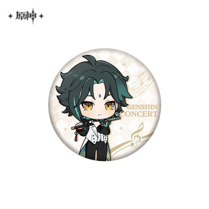 [OFFICIAL] Genshin Concert Series Cute Version Character Badge - Teyvat Tavern - Genshin Impact & Honkai Star Rail & 3Z Merch