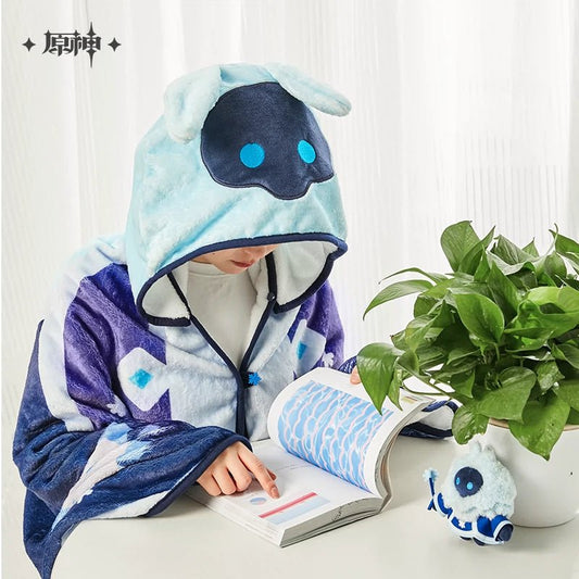 [OFFICIAL] Genshin Cryo Abyss Mage Hooded Plush Blanket 150*112CM - Teyvat Tavern - Genshin Impact & Honkai Star Rail & 3Z Merch