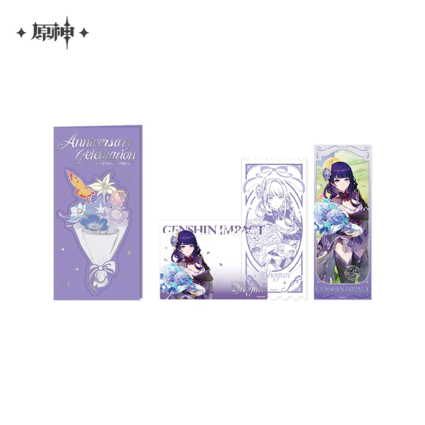 [OFFICIAL] Genshin Impact 5th Anniversary Celebration Series Commemorative Ticket Set - Teyvat Tavern - Genshin Impact & Honkai Star Rail & 3Z Merch