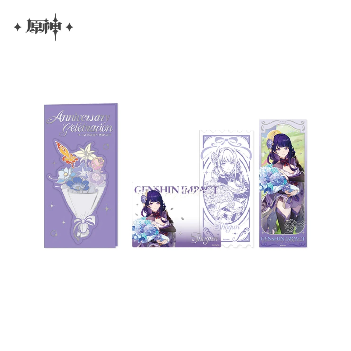 [OFFICIAL] Genshin Impact 5th Anniversary Celebration Series Commemorative Ticket Set - Teyvat Tavern - Genshin Impact & Honkai Star Rail & 3Z Merch
