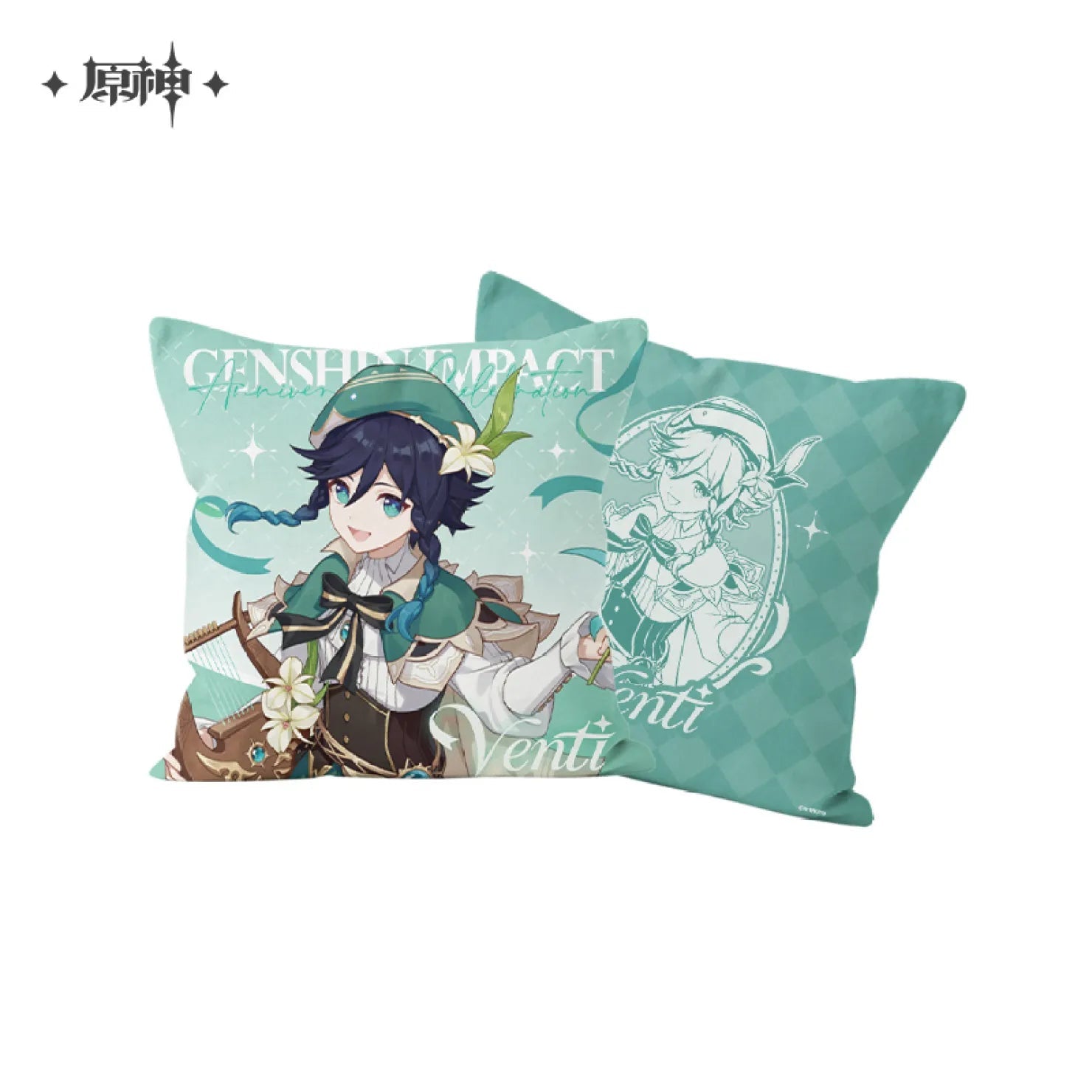 [OFFICIAL] Genshin Impact 5th Anniversary Celebration Series Throw Pillow - Teyvat Tavern - Genshin Impact & Honkai Star Rail & 3Z Merch
