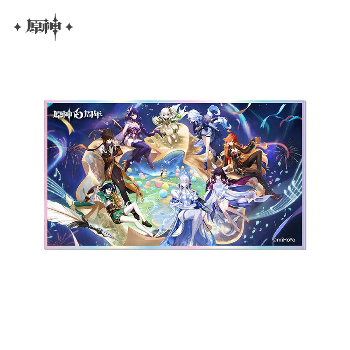 [OFFICIAL] Genshin Impact 6th Anniversary Series Shikishi Board - Teyvat Tavern - Genshin Impact & Honkai Star Rail & 3Z Merch