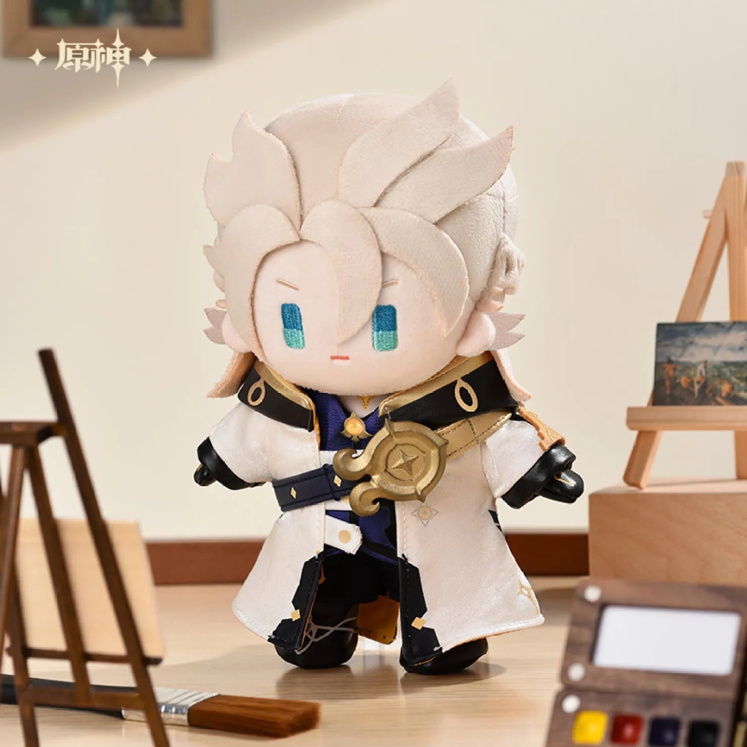 [OFFICIAL] Genshin Impact Albedo Chibi Plush Doll - Teyvat Tavern - Genshin Impact & Honkai Star Rail & 3Z Merch