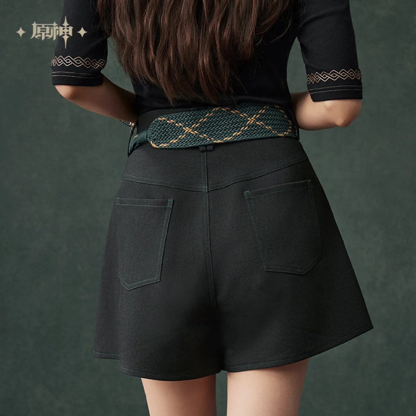 [OFFICIAL] Genshin Impact Alhaitham Impression Series Clothes - Asymmetrical Culottes - Teyvat Tavern - Genshin Impact & Honkai Star Rail & 3Z Merch