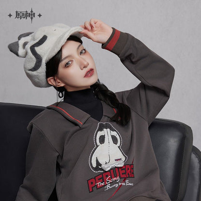 [OFFICIAL] Genshin Impact Arlecchino Impression Accessories - Peruere Furry Beret - Teyvat Tavern - Genshin Impact & Honkai Star Rail & 3Z Merch