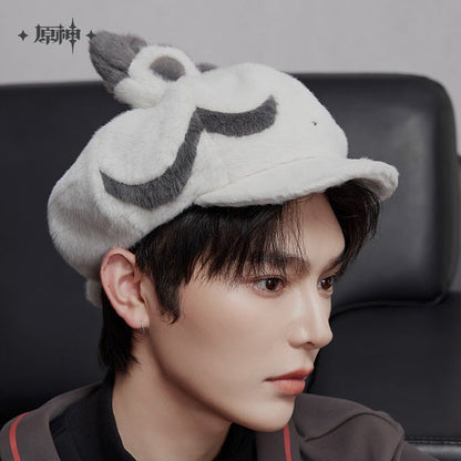 [OFFICIAL] Genshin Impact Arlecchino Impression Accessories - Peruere Furry Beret - Teyvat Tavern - Genshin Impact & Honkai Star Rail & 3Z Merch