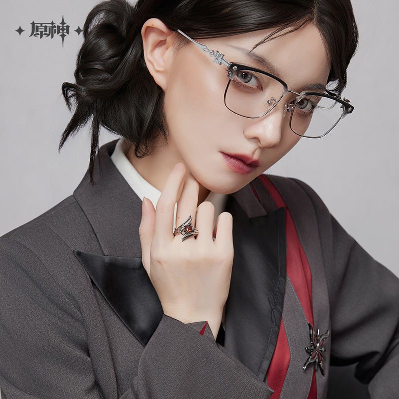 [OFFICIAL] Genshin Impact Arlecchino Impression Accessories - Ring Necklace Set - Teyvat Tavern - Genshin Impact & Honkai Star Rail & 3Z Merch