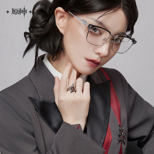 [OFFICIAL] Genshin Impact Arlecchino Impression Accessories - Ring Necklace Set - Teyvat Tavern - Genshin Impact & Honkai Star Rail & 3Z Merch