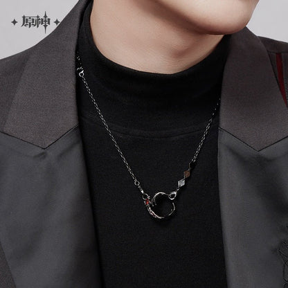 [OFFICIAL] Genshin Impact Arlecchino Impression Accessories - Ring Necklace Set - Teyvat Tavern - Genshin Impact & Honkai Star Rail & 3Z Merch