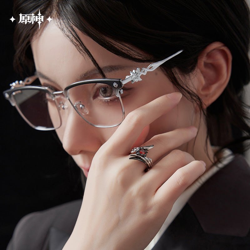 [OFFICIAL] Genshin Impact Arlecchino Impression Accessories - Ring Necklace Set - Teyvat Tavern - Genshin Impact & Honkai Star Rail & 3Z Merch