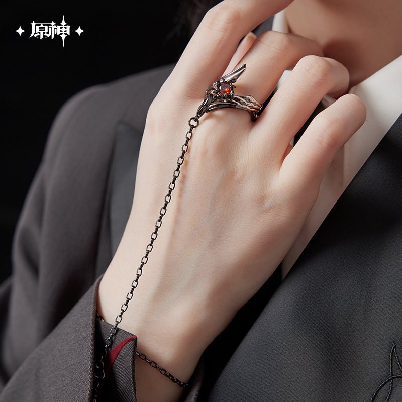 [OFFICIAL] Genshin Impact Arlecchino Impression Accessories - Ring Necklace Set - Teyvat Tavern - Genshin Impact & Honkai Star Rail & 3Z Merch