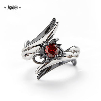 [OFFICIAL] Genshin Impact Arlecchino Impression Accessories - Ring Necklace Set - Teyvat Tavern - Genshin Impact & Honkai Star Rail & 3Z Merch