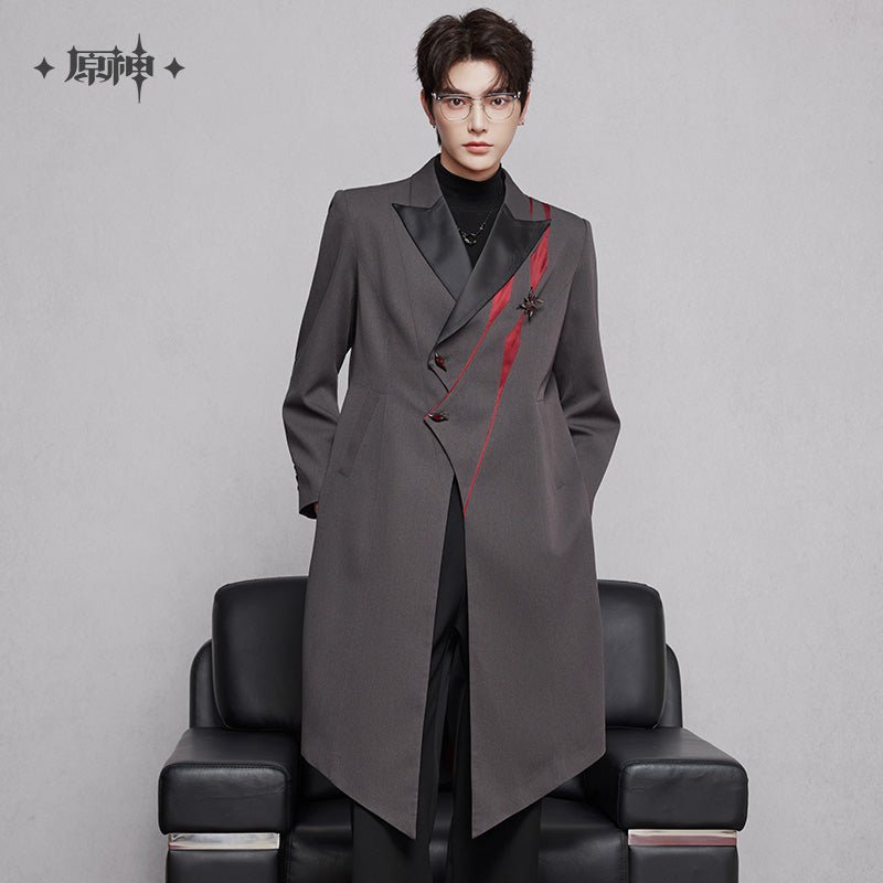 [OFFICIAL] Genshin Impact Arlecchino Impression Clothes - Long Casual Coat - Teyvat Tavern - Genshin Impact & Honkai Star Rail & 3Z Merch