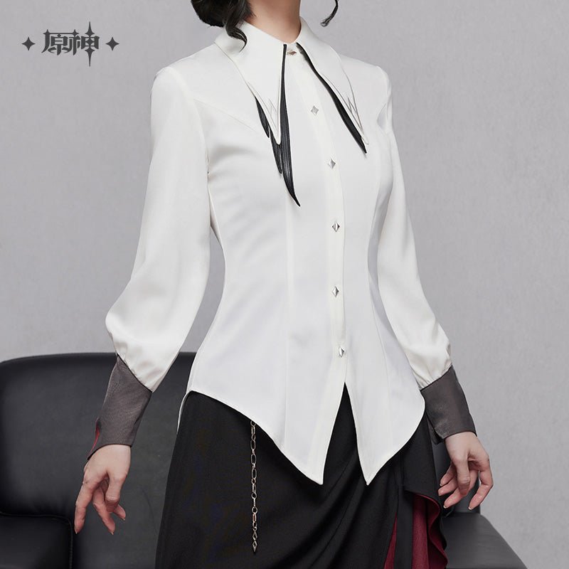 [OFFICIAL] Genshin Impact Arlecchino Impression Clothes - Tie - Waist Shirt - Teyvat Tavern - Genshin Impact & Honkai Star Rail & 3Z Merch