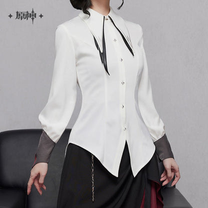 [OFFICIAL] Genshin Impact Arlecchino Impression Clothes - Tie - Waist Shirt - Teyvat Tavern - Genshin Impact & Honkai Star Rail & 3Z Merch