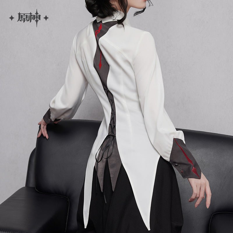 [OFFICIAL] Genshin Impact Arlecchino Impression Clothes - Tie - Waist Shirt - Teyvat Tavern - Genshin Impact & Honkai Star Rail & 3Z Merch