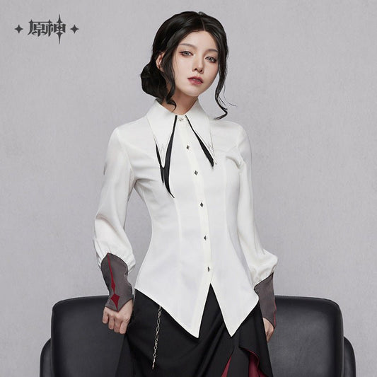 [OFFICIAL] Genshin Impact Arlecchino Impression Clothes - Tie - Waist Shirt - Teyvat Tavern - Genshin Impact & Honkai Star Rail & 3Z Merch