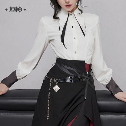 [OFFICIAL] Genshin Impact Arlecchino Impression Clothes - Tie - Waist Shirt - Teyvat Tavern - Genshin Impact & Honkai Star Rail & 3Z Merch