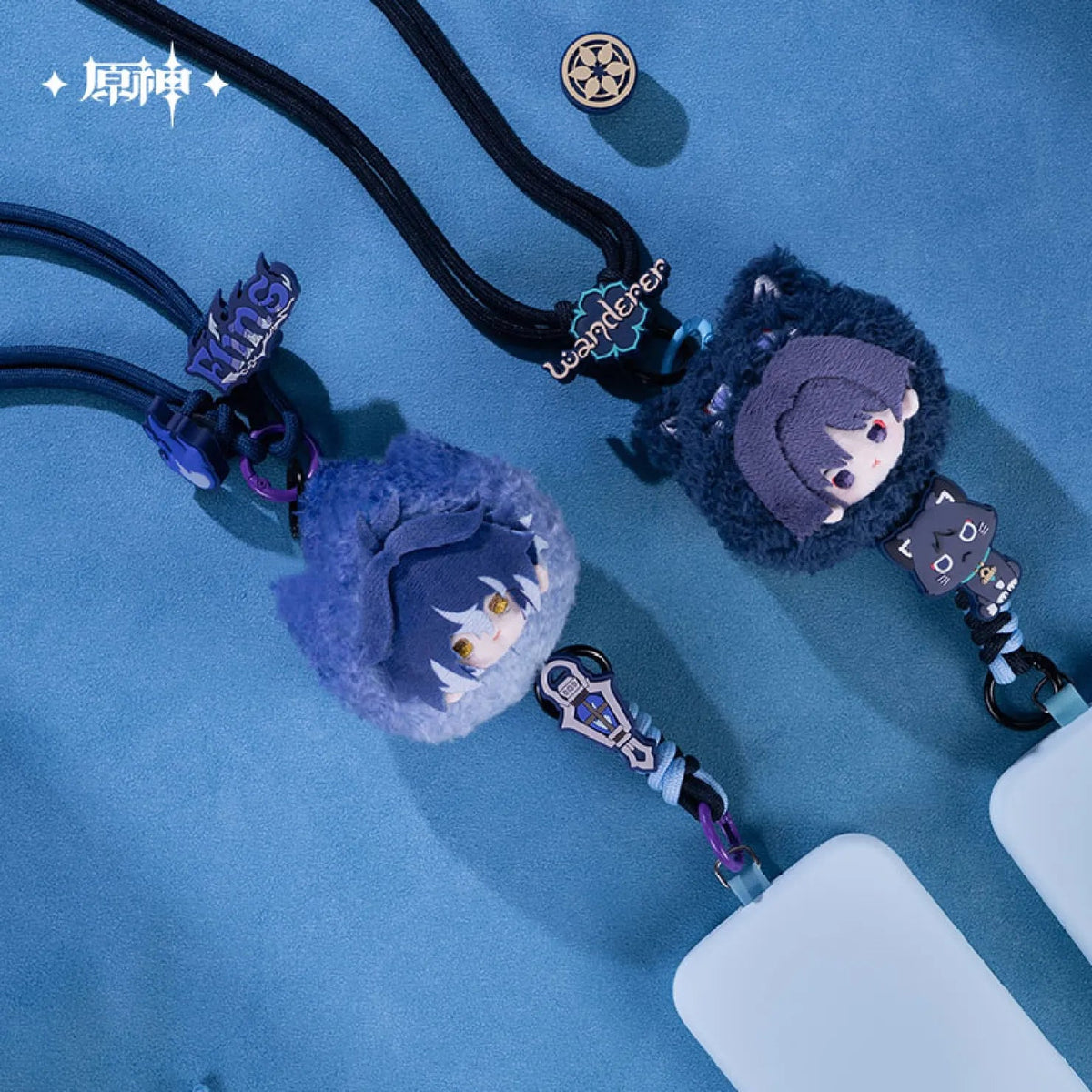 [OFFICIAL] Genshin Impact Aurora Party Series Chibi Plushie Phone Lanyard - Teyvat Tavern - Genshin Impact & Honkai Star Rail & 3Z Merch