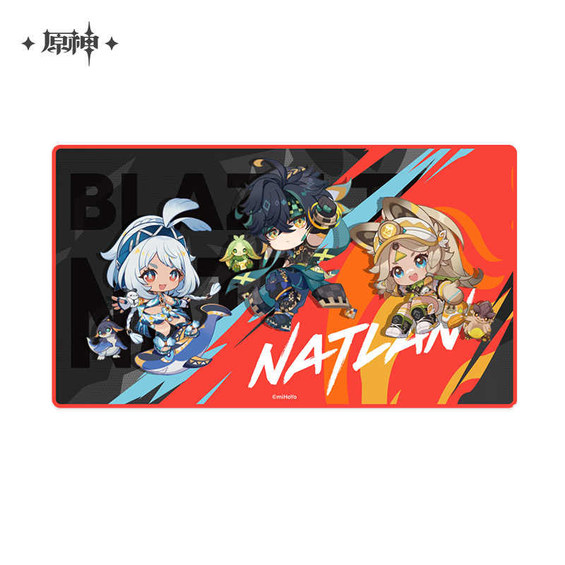 [OFFICIAL] Genshin Impact Blaze To Natlan Series Beach Towel - Teyvat Tavern - Genshin Impact & Honkai Star Rail & 3Z Merch