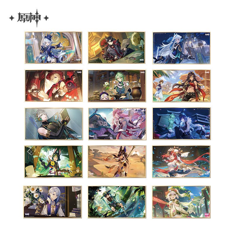 [OFFICIAL] Genshin Impact Character Anecdotes Series Color Cardboard Ornaments - Teyvat Tavern - Genshin Impact & Honkai Star Rail & 3Z Merch