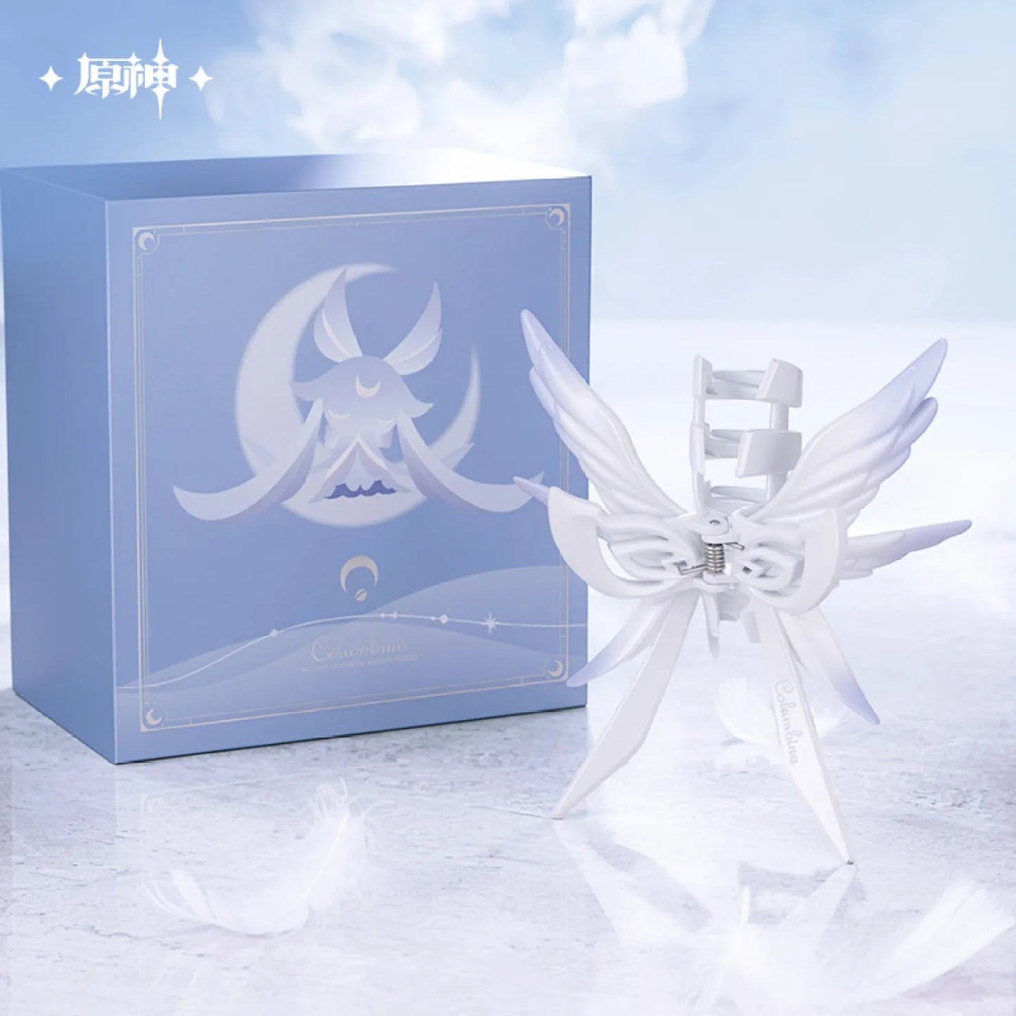 [OFFICIAL] Genshin Impact Columbina Impression Series Accessories - Wing-Shaped Hair Claw Clip - Teyvat Tavern - Genshin Impact & Honkai Star Rail & 3Z Merch