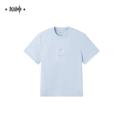[OFFICIAL] Genshin Impact Columbina Impression Series Clothes - Casual Short Sleeve T-Shirt - Teyvat Tavern - Genshin Impact & Honkai Star Rail & 3Z Merch