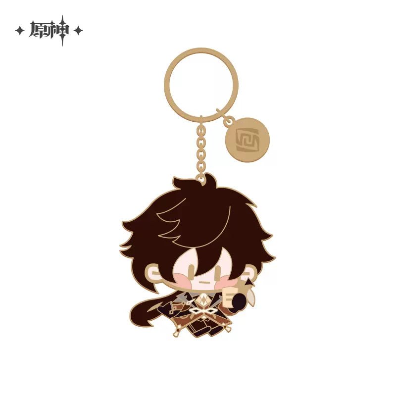 [OFFICIAL] Genshin Impact Cute Character Metal Keychain - Teyvat Tavern - Genshin Impact & Honkai Star Rail & 3Z Merch