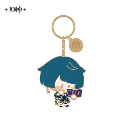[OFFICIAL] Genshin Impact Cute Character Metal Keychain - Teyvat Tavern - Genshin Impact & Honkai Star Rail & 3Z Merch