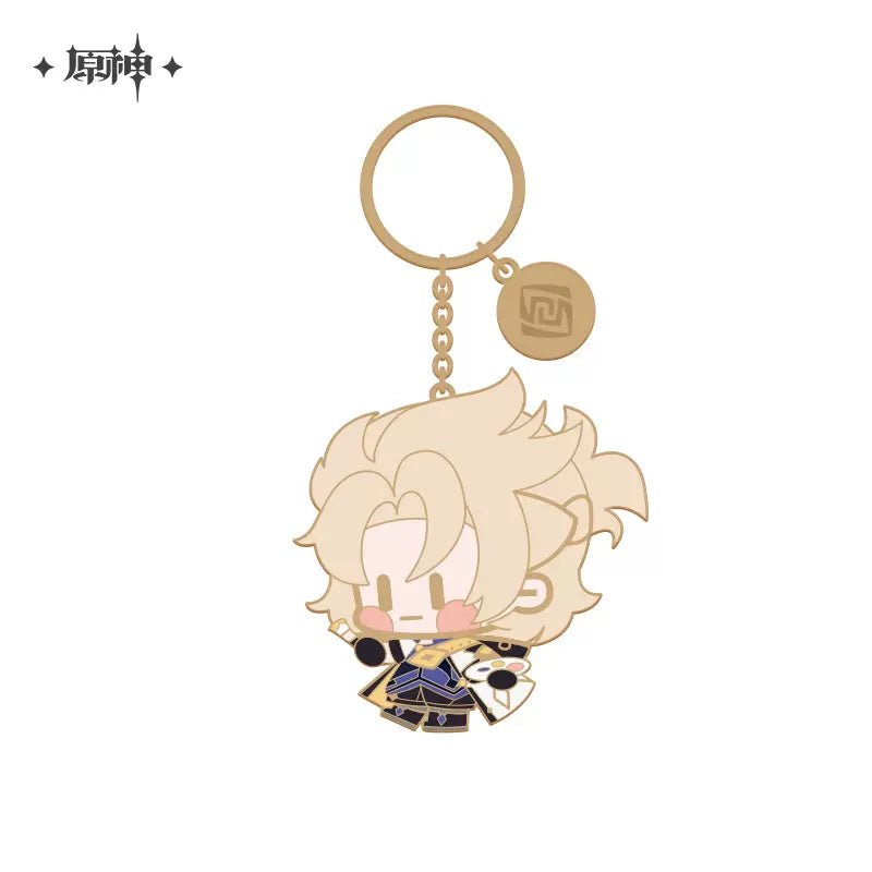 [OFFICIAL] Genshin Impact Cute Character Metal Keychain - Teyvat Tavern - Genshin Impact & Honkai Star Rail & 3Z Merch