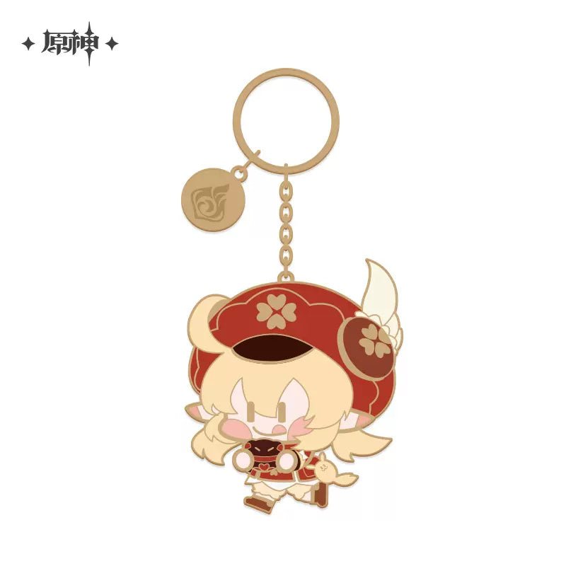 [OFFICIAL] Genshin Impact Cute Character Metal Keychain - Teyvat Tavern - Genshin Impact & Honkai Star Rail & 3Z Merch