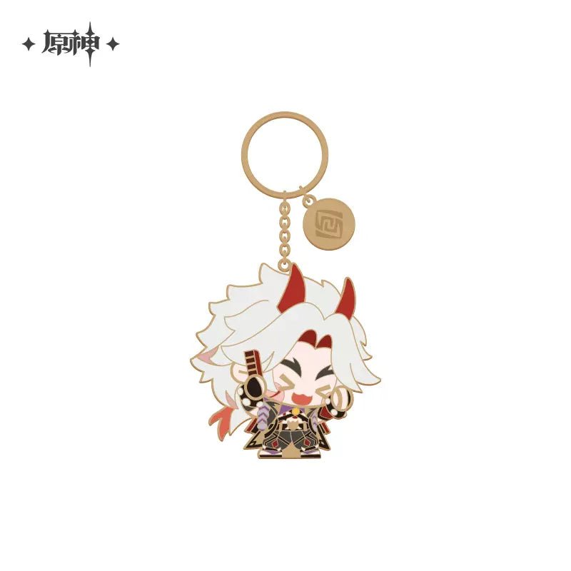 [OFFICIAL] Genshin Impact Cute Character Metal Keychain - Teyvat Tavern - Genshin Impact & Honkai Star Rail & 3Z Merch