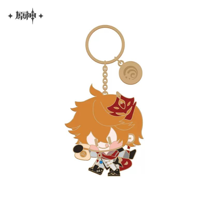 [OFFICIAL] Genshin Impact Cute Character Metal Keychain - Teyvat Tavern - Genshin Impact & Honkai Star Rail & 3Z Merch