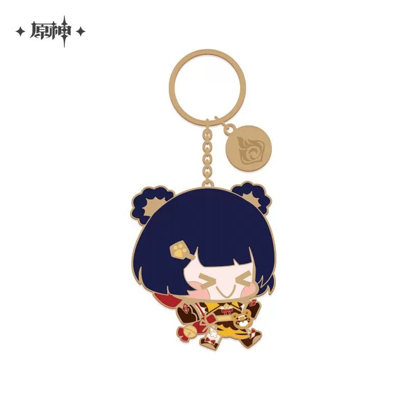 [OFFICIAL] Genshin Impact Cute Character Metal Keychain - Teyvat Tavern - Genshin Impact & Honkai Star Rail & 3Z Merch