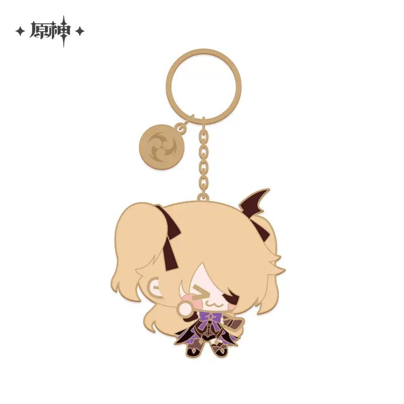 [OFFICIAL] Genshin Impact Cute Character Metal Keychain - Teyvat Tavern - Genshin Impact & Honkai Star Rail & 3Z Merch