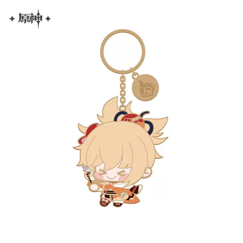 [OFFICIAL] Genshin Impact Cute Character Metal Keychain - Teyvat Tavern - Genshin Impact & Honkai Star Rail & 3Z Merch