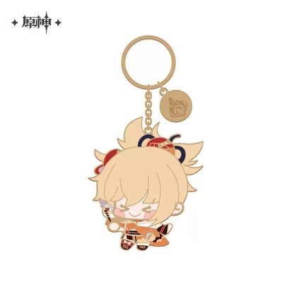 [OFFICIAL] Genshin Impact Cute Character Metal Keychain - Teyvat Tavern - Genshin Impact & Honkai Star Rail & 3Z Merch