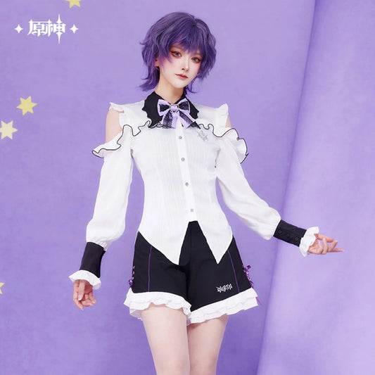 [OFFICIAL] Genshin Impact Durin Impression Series Clothes - Long - sleeved Off - shoulder Shirt - Teyvat Tavern - Genshin Impact & Honkai Star Rail & 3Z Merch