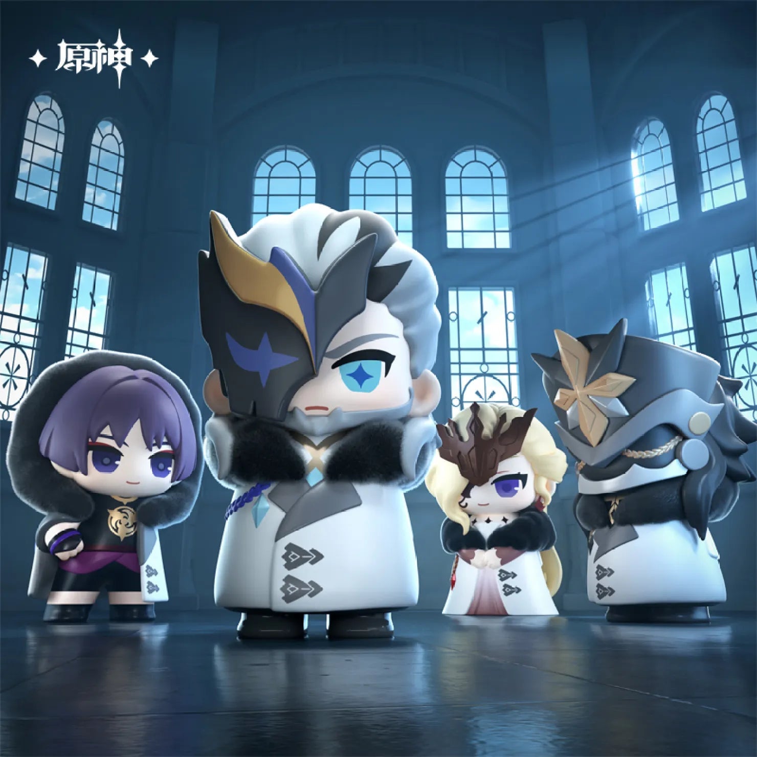 [OFFICIAL] Genshin Impact Fatui Harbinger Chibi Figure Blind Box - Teyvat Tavern - Genshin Impact & Honkai Star Rail & 3Z Merch