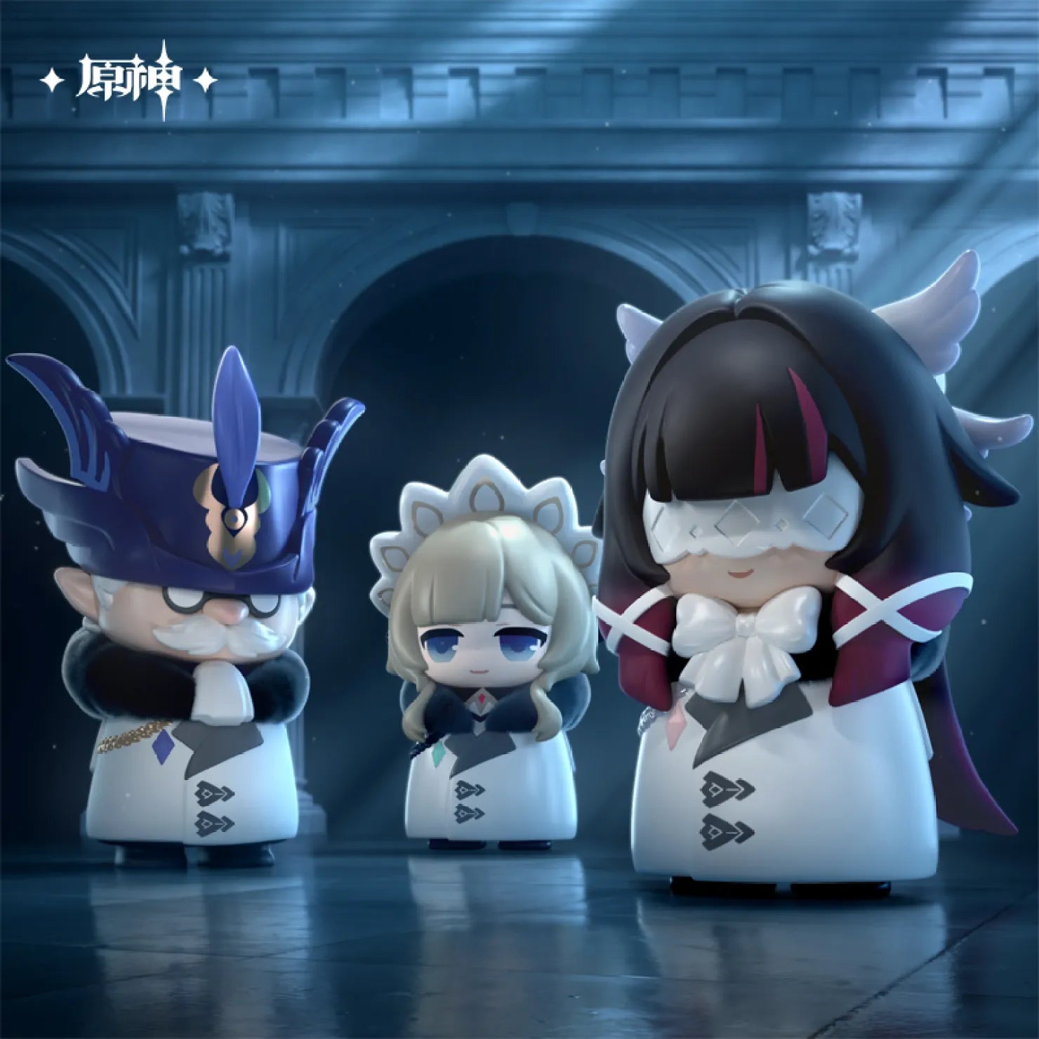 [OFFICIAL] Genshin Impact Fatui Harbinger Chibi Figure Blind Box - Teyvat Tavern - Genshin Impact & Honkai Star Rail & 3Z Merch