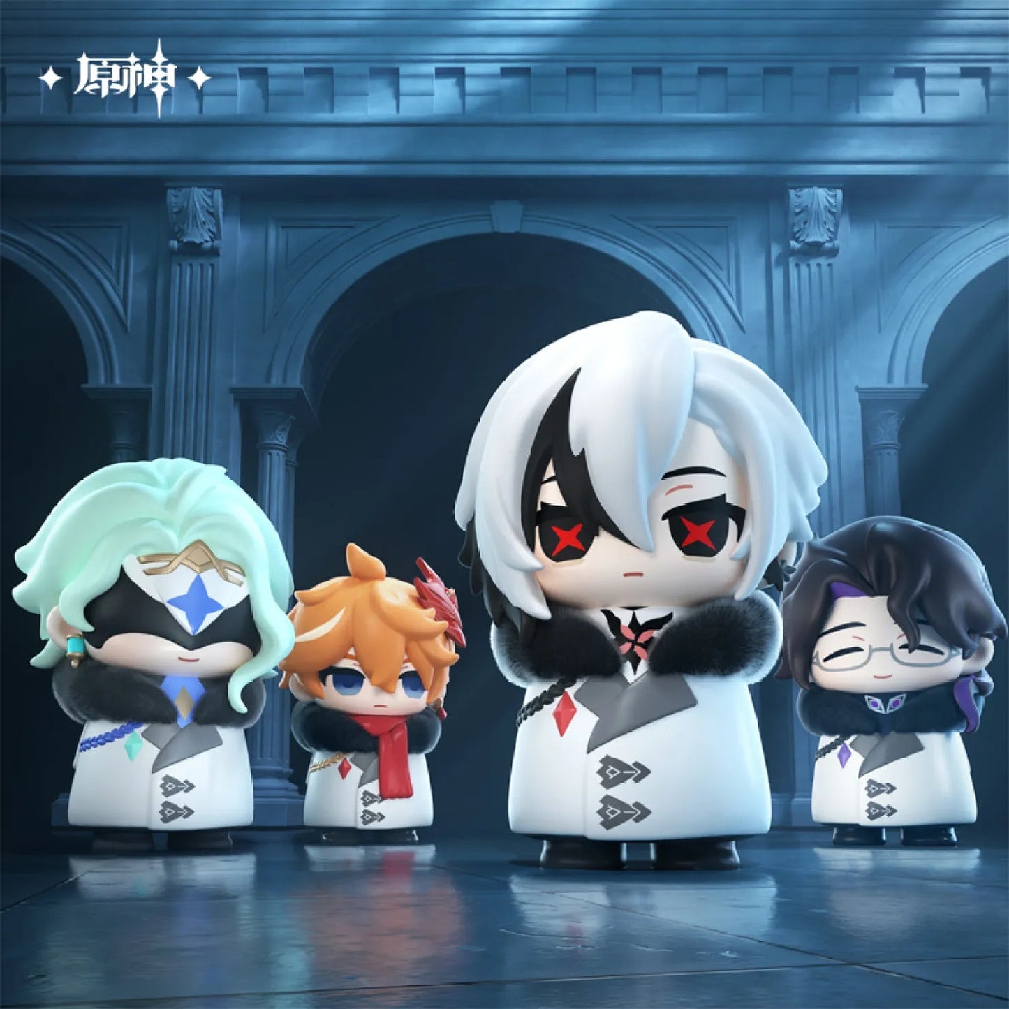 Genshin Impact Fatui Harbinger Chibi Figure Blind Box