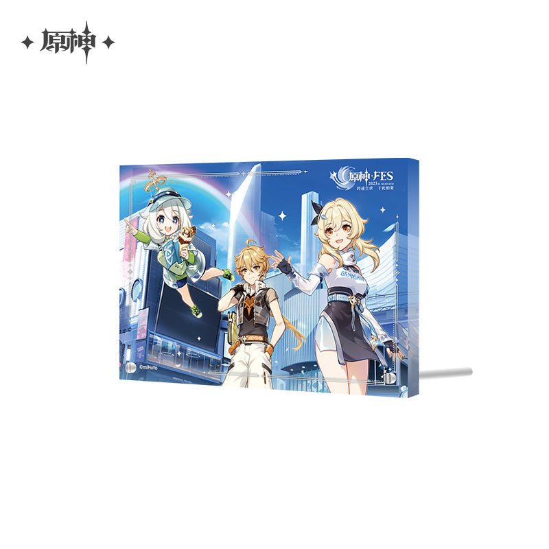 原神 FES2023 イベント記念品 アクリルスタンド、バッジ、スタンプ