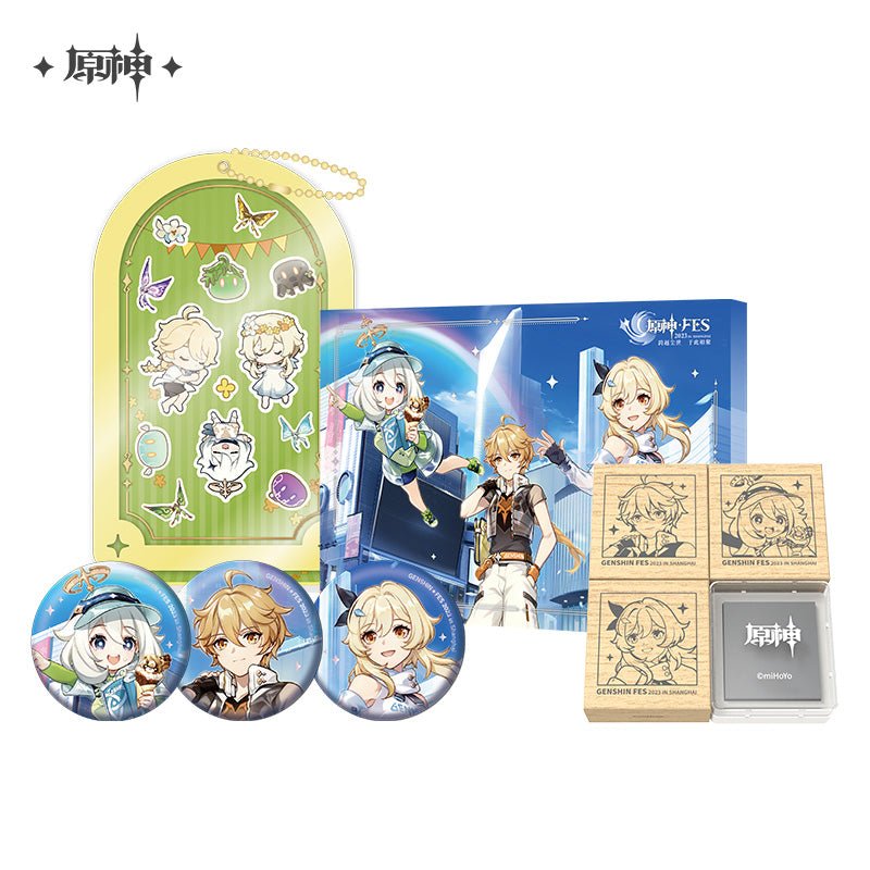 原神 FES2023 イベント記念品 アクリルスタンド、バッジ、スタンプ