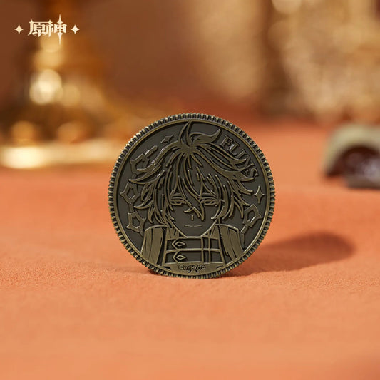 [OFFICIAL] Genshin Impact Flins Decision Lucky Coin Necklace - Teyvat Tavern - Genshin Impact & Honkai Star Rail & 3Z Merch